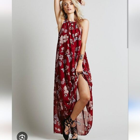 FREE PEOPLE float On A Sunbeam Maxi Dress - Picture 2 of 6